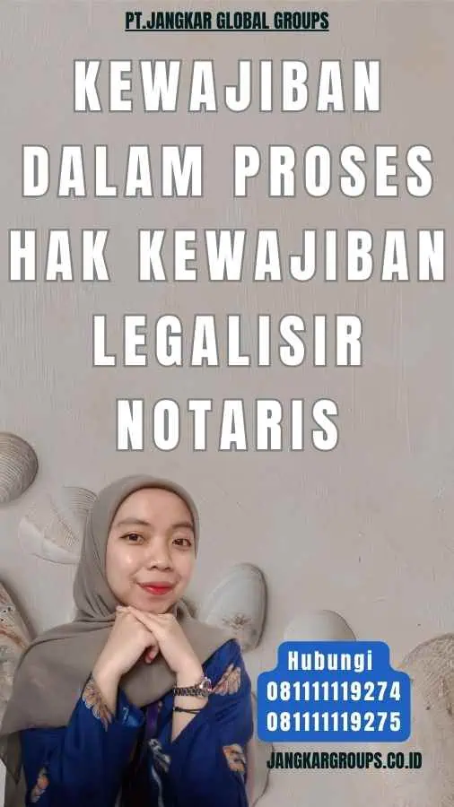 Kewajiban dalam Proses Hak kewajiban legalisir notaris