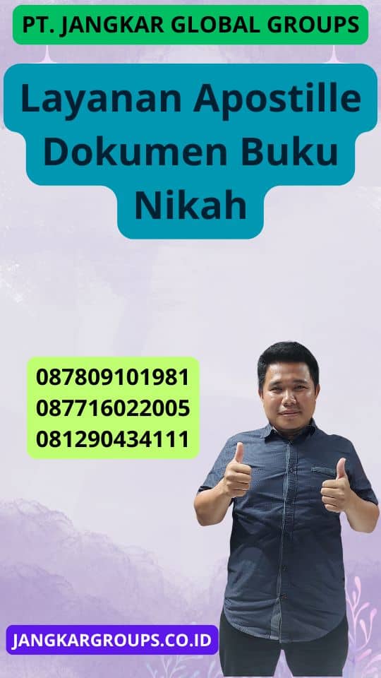 Layanan Apostille Dokumen Buku Nikah