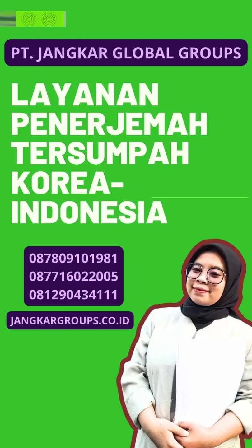 Layanan Penerjemah Tersumpah Korea-Indonesia