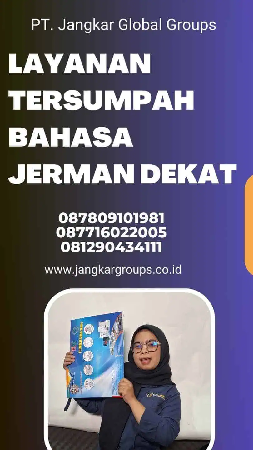 Layanan Tersumpah Bahasa Jerman Dekat