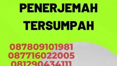 Legal Translator Jepang Penerjemah Tersumpah