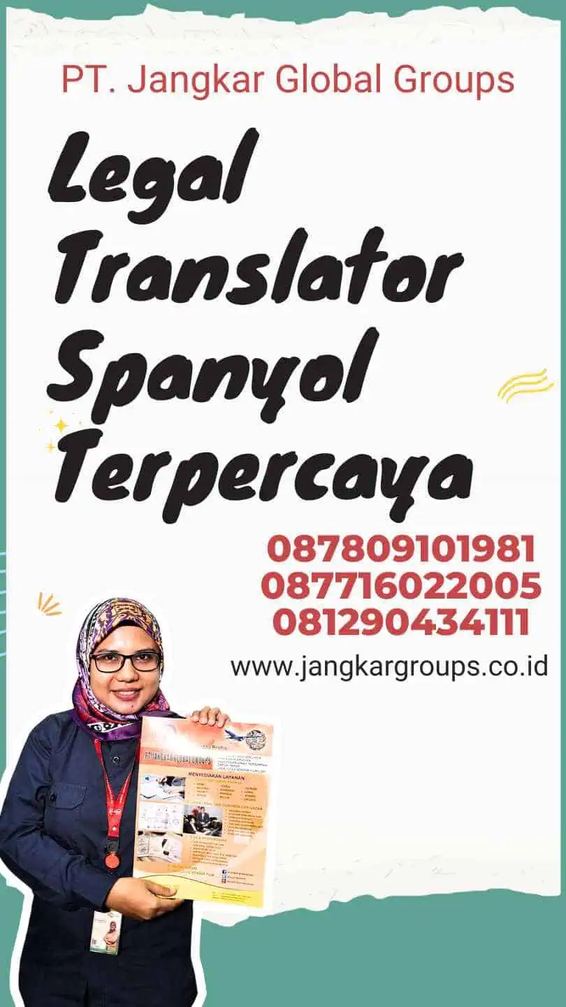 Legal Translator Spanyol Terpercaya