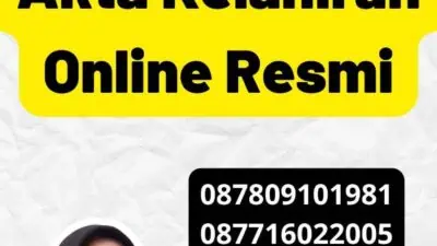 Legalisasi Akta Kelahiran Online Resmi