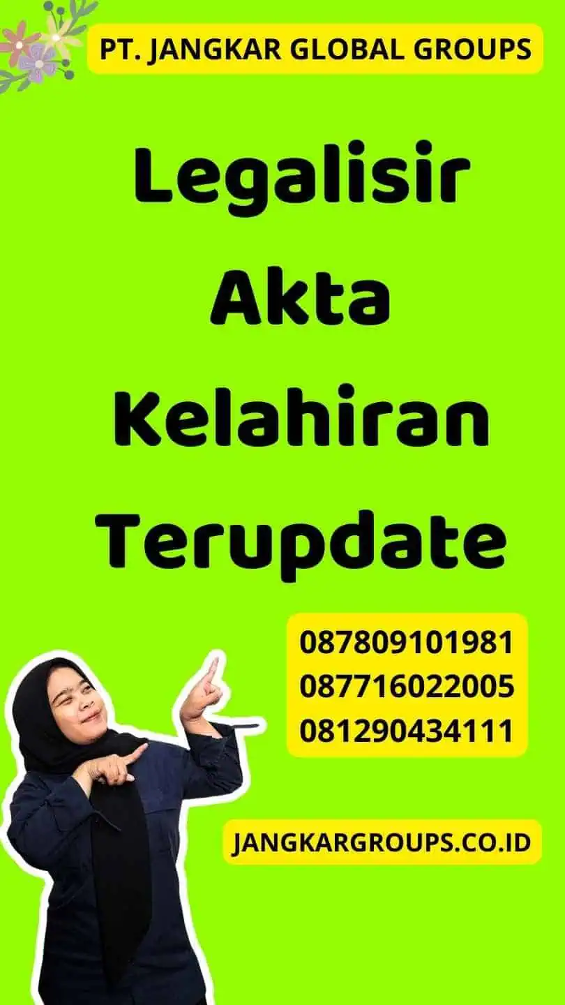 Legalisir Akta Kelahiran Terupdate