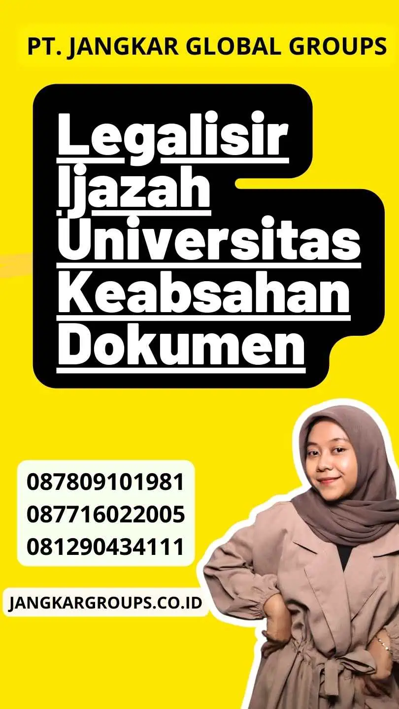 Legalisir Ijazah Universitas Keabsahan Dokumen