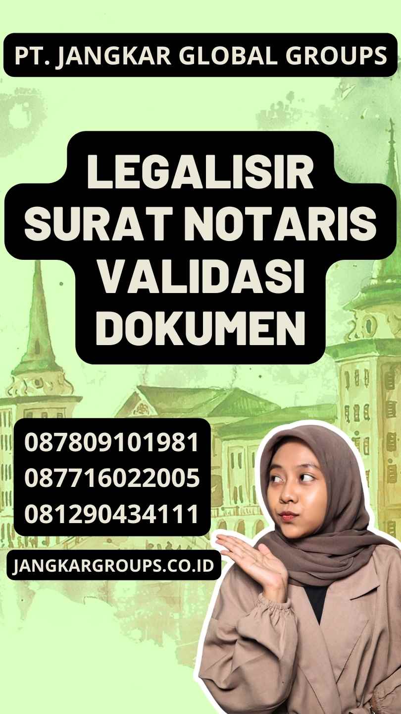 Legalisir Surat Notaris Validasi Dokumen