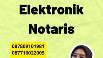 Legalisir Tandatangan Elektronik Notaris