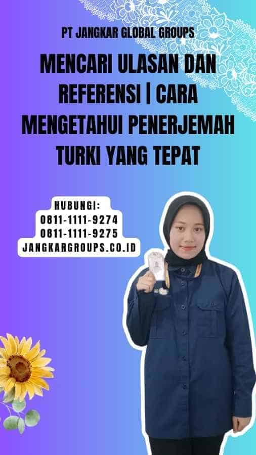 Mencari Ulasan dan Referensi cara mengetahui penerjemah turki yang Tepat