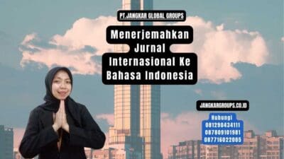 Menerjemahkan Jurnal Internasional Ke Bahasa Indonesia