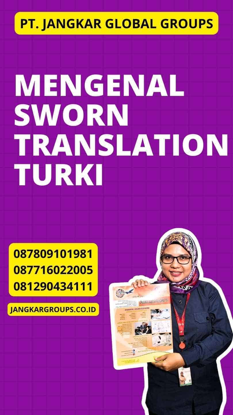 Mengenal Sworn Translation Turki