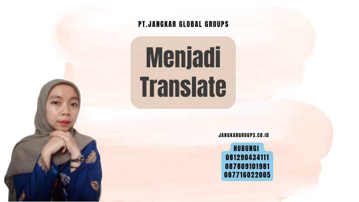 Menjadi Translate