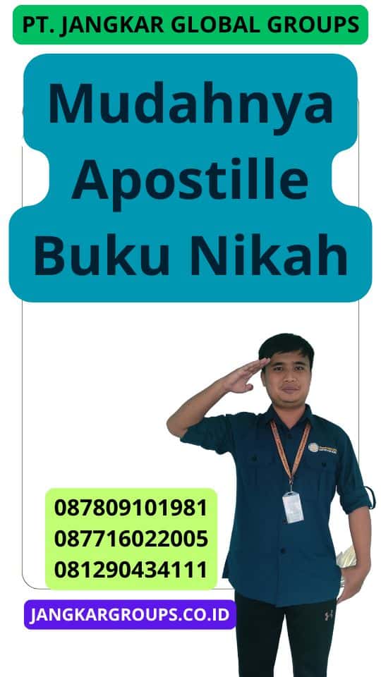 Mudahnya Apostille Buku Nikah