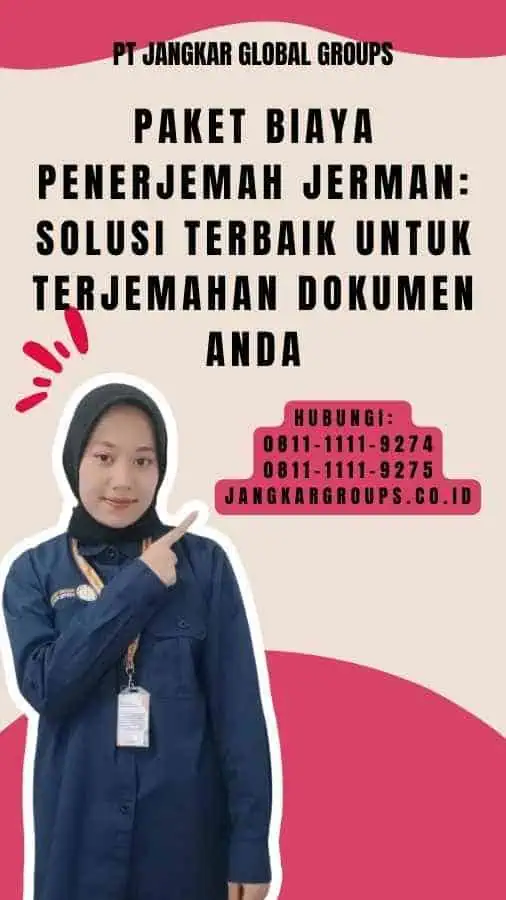 Paket Biaya Penerjemah Jerman Solusi Terbaik untuk Terjemahan Dokumen Anda