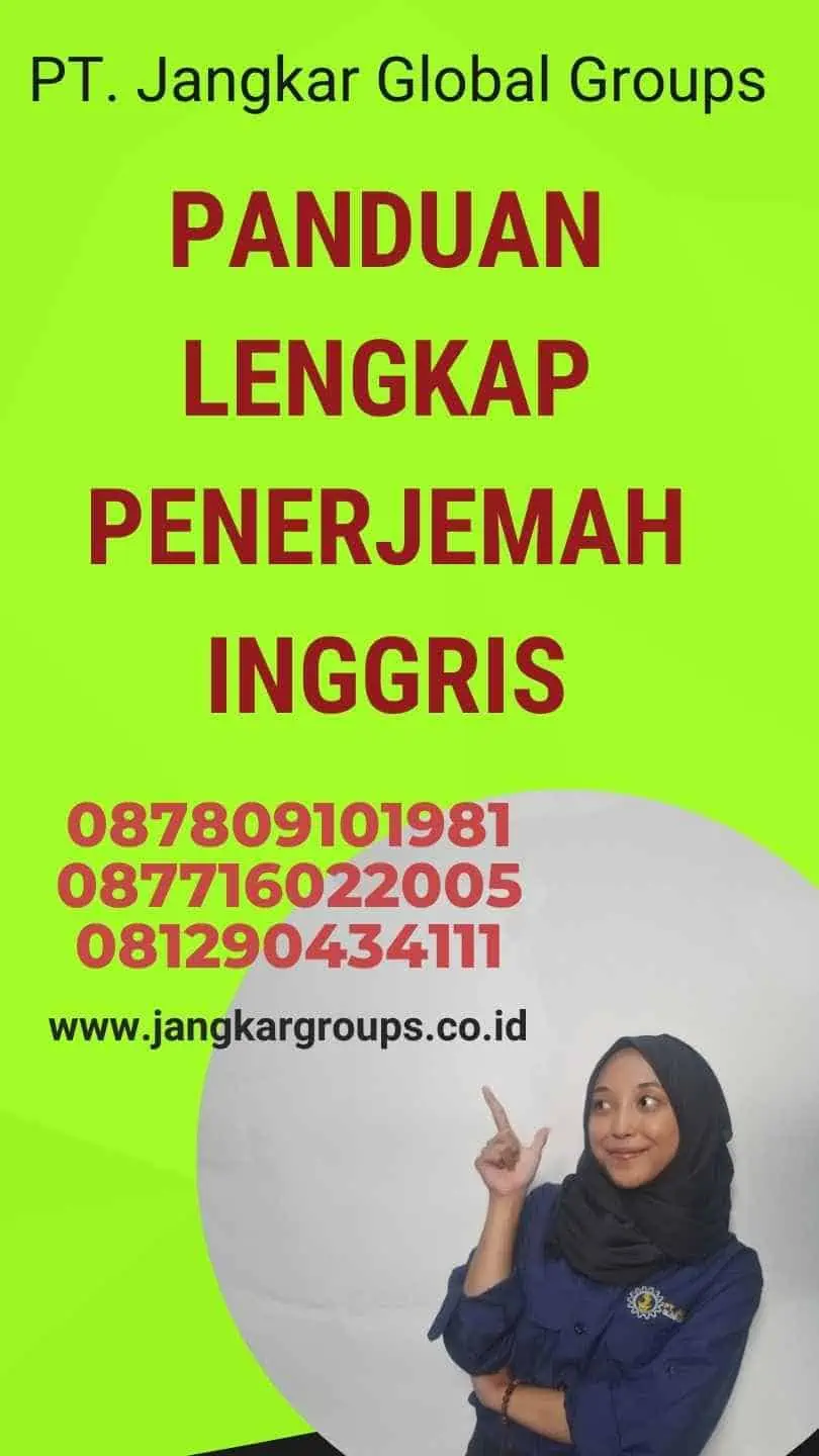 Panduan Lengkap Penerjemah Inggris