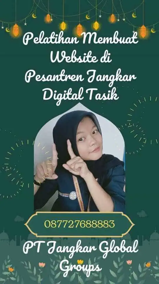 Pelatihan Membuat Website di Pesantren Jangkar Digital Tasik