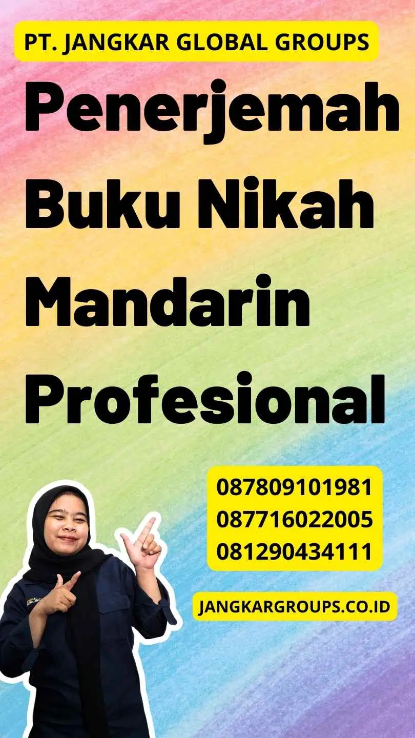 Penerjemah Buku Nikah Mandarin Profesional