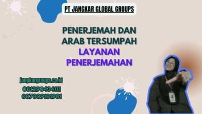 Penerjemah Dan Arab Tersumpah Layanan Penerjemahan