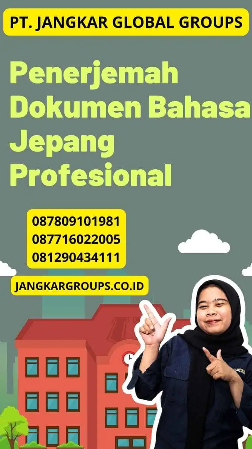 Penerjemah Dokumen Bahasa Jepang Profesional