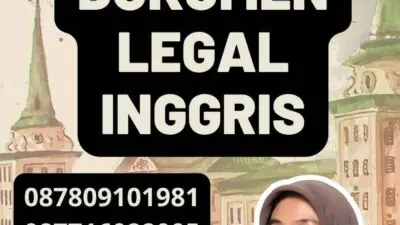 Penerjemah Dokumen Legal Inggris