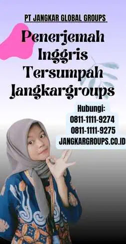 Penerjemah Inggris Tersumpah Jangkargroups