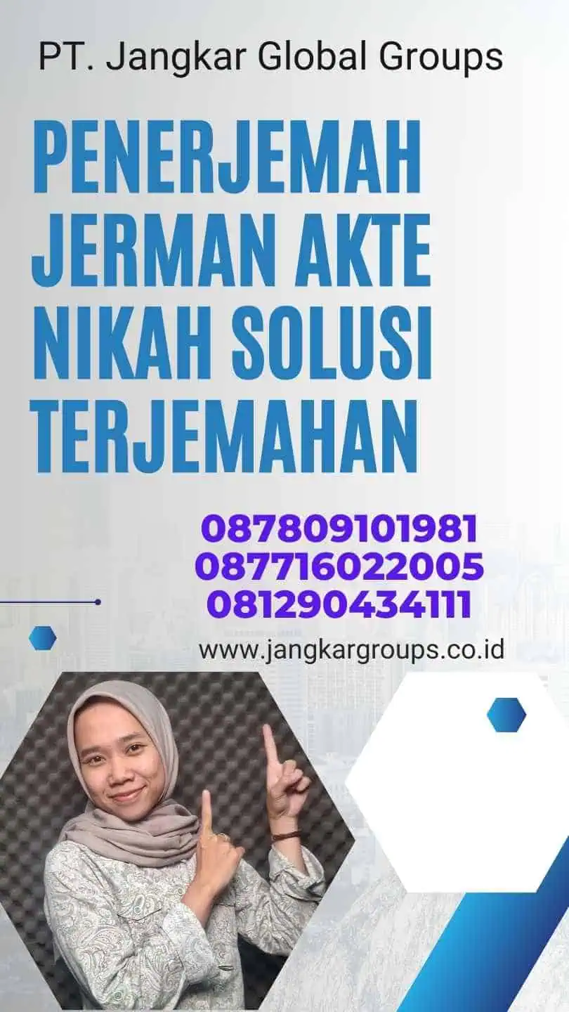 Penerjemah Jerman Akte Nikah Solusi Terjemahan