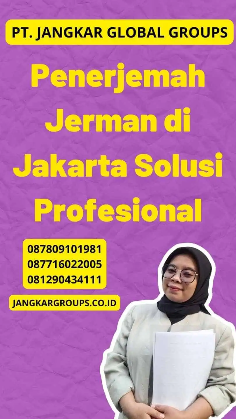 Penerjemah Jerman di Jakarta Solusi Profesional