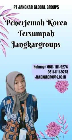 Penerjemah Korea Tersumpah Jangkargroups