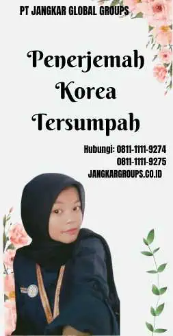 Penerjemah Korea Tersumpah