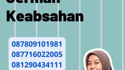 Penerjemah Legalisir Ijazah Jerman Keabsahan