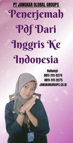 Penerjemah Pdf Dari Inggris Ke Indonesia