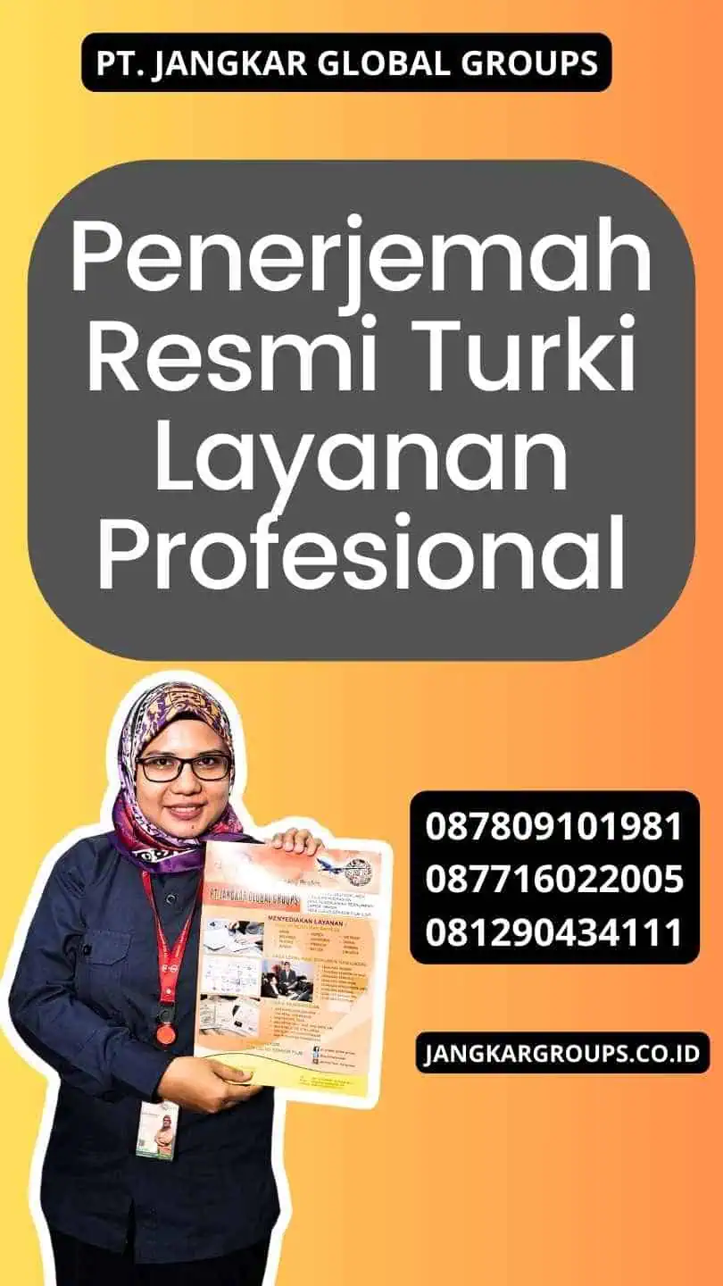 Penerjemah Resmi Turki Layanan Profesional