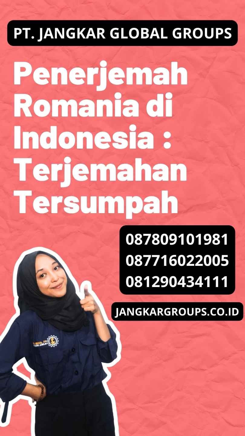 Penerjemah Romania di Indonesia : Terjemahan Tersumpah