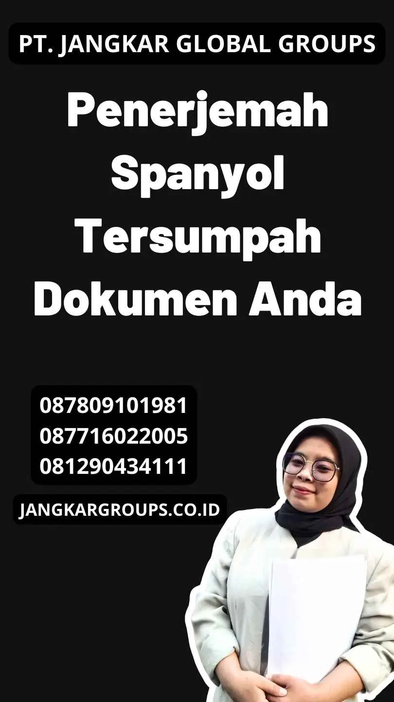 Penerjemah Spanyol Tersumpah Dokumen Anda