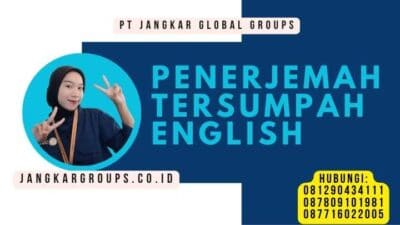 Penerjemah Tersumpah English