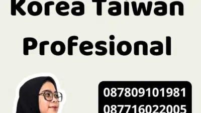 Penerjemah Tersumpah Korea Taiwan Profesional