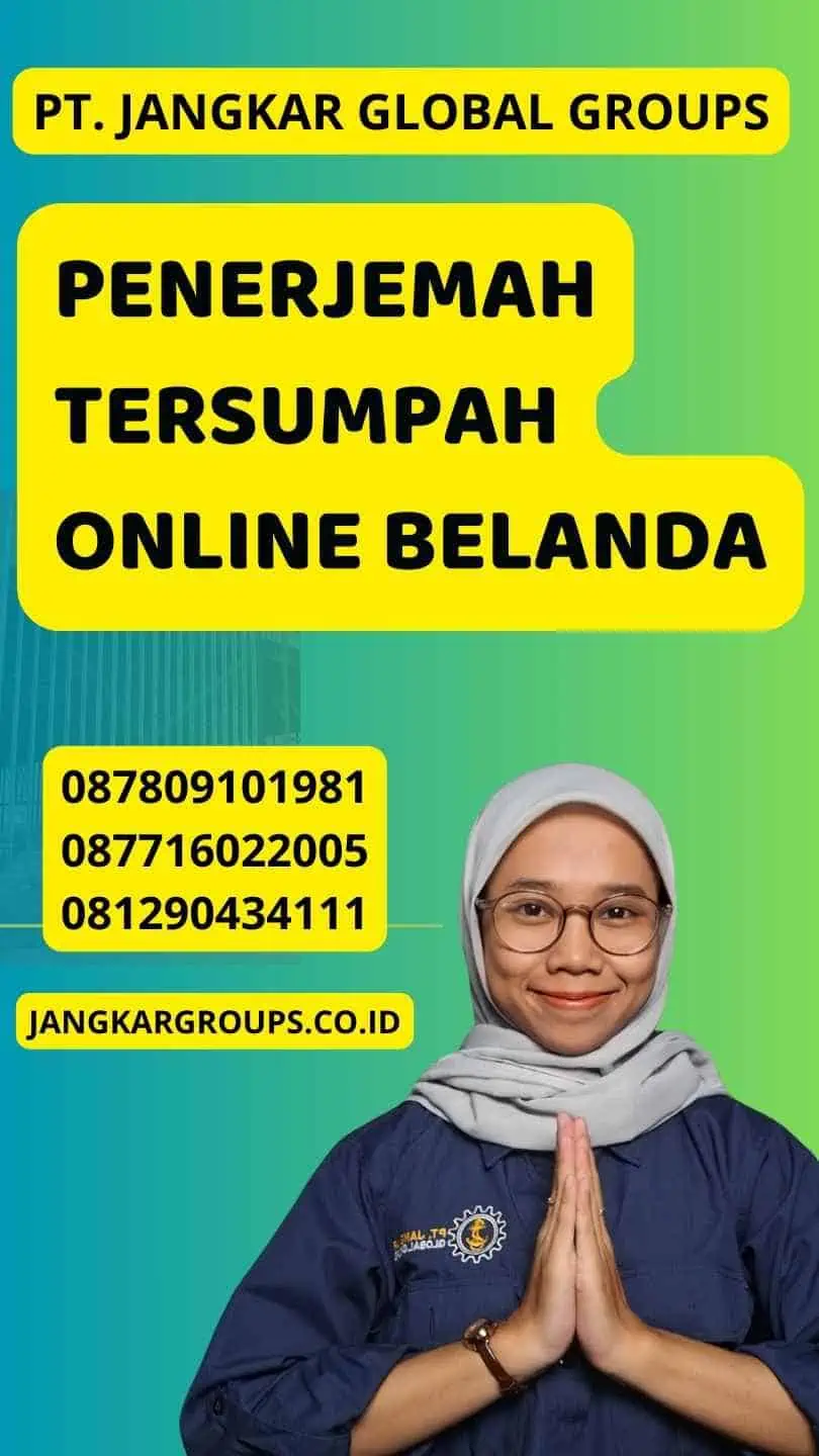 Penerjemah Tersumpah Online Belanda