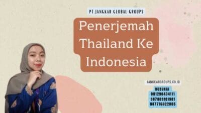 Penerjemah Thailand Ke Indonesia