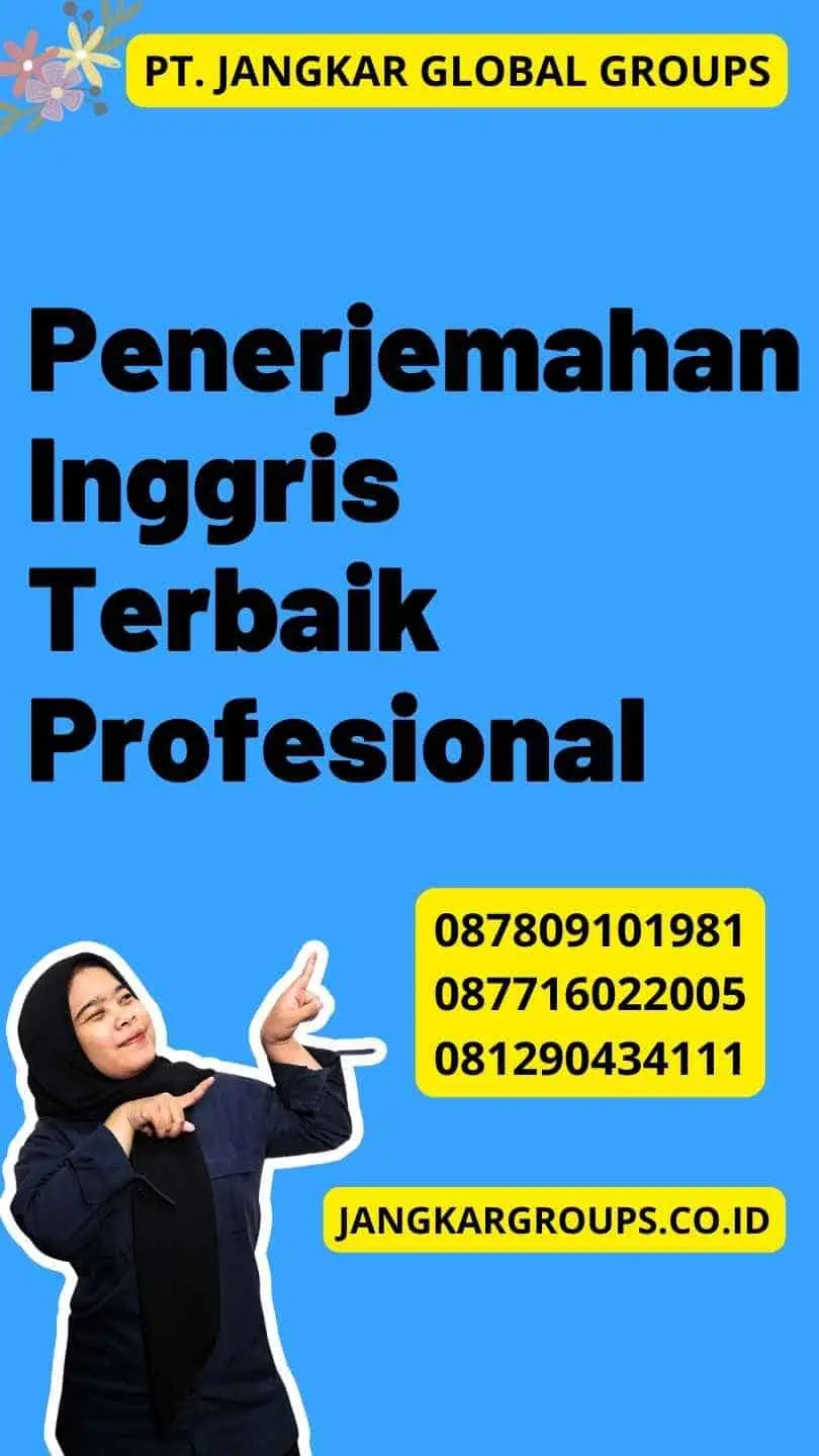 Penerjemahan Inggris Terbaik Profesional