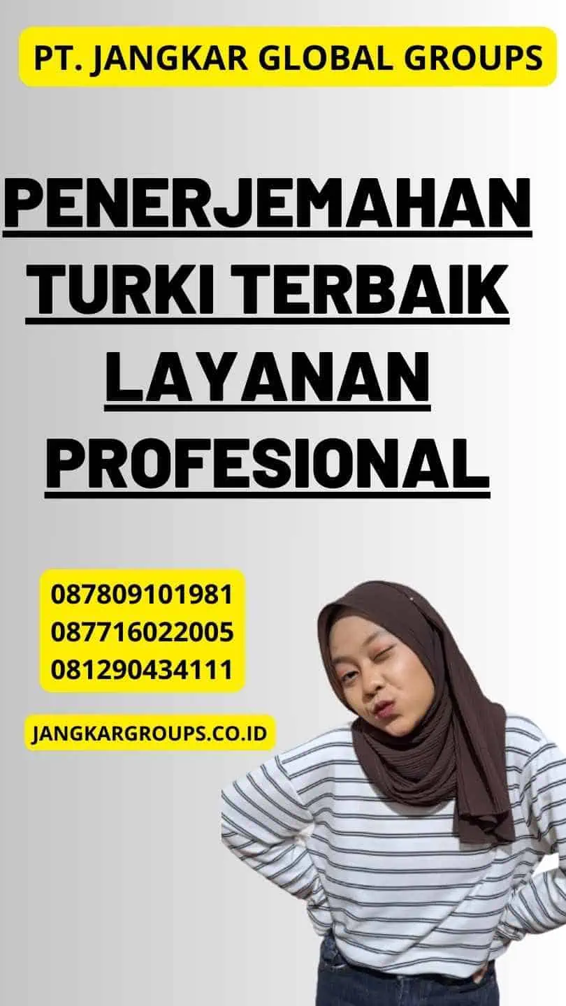 Penerjemahan Turki Terbaik Layanan Profesional