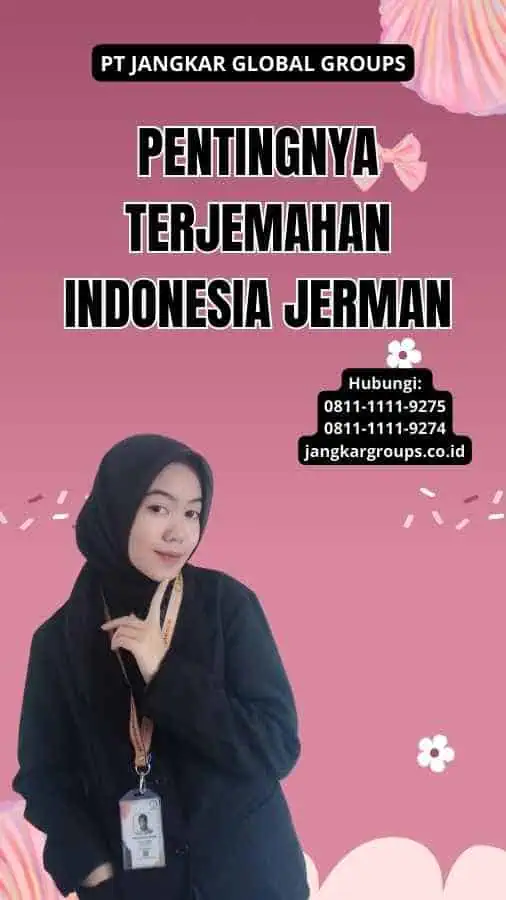 Pentingnya Terjemahan Indonesia Jerman