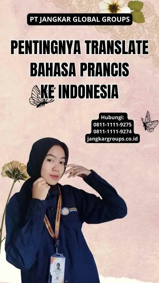 Pentingnya Translate Bahasa Prancis Ke Indonesia