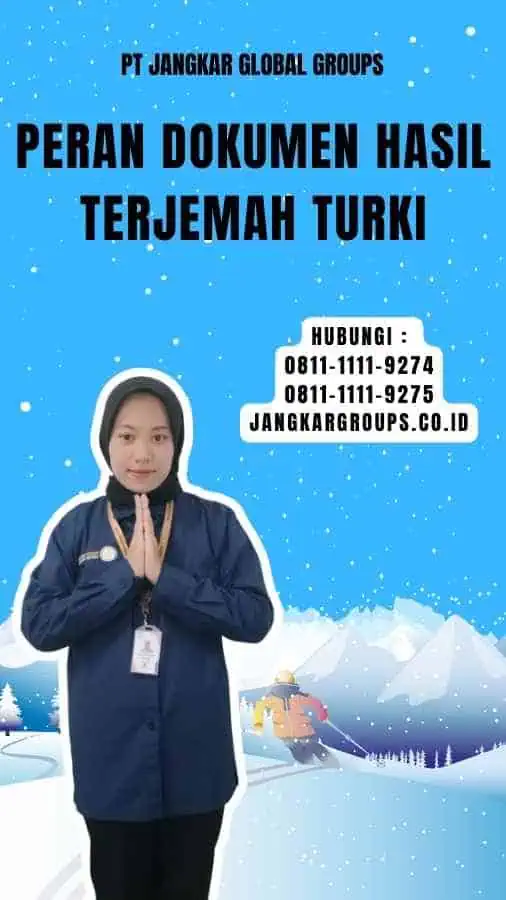 Peran Dokumen Hasil Terjemah Turki