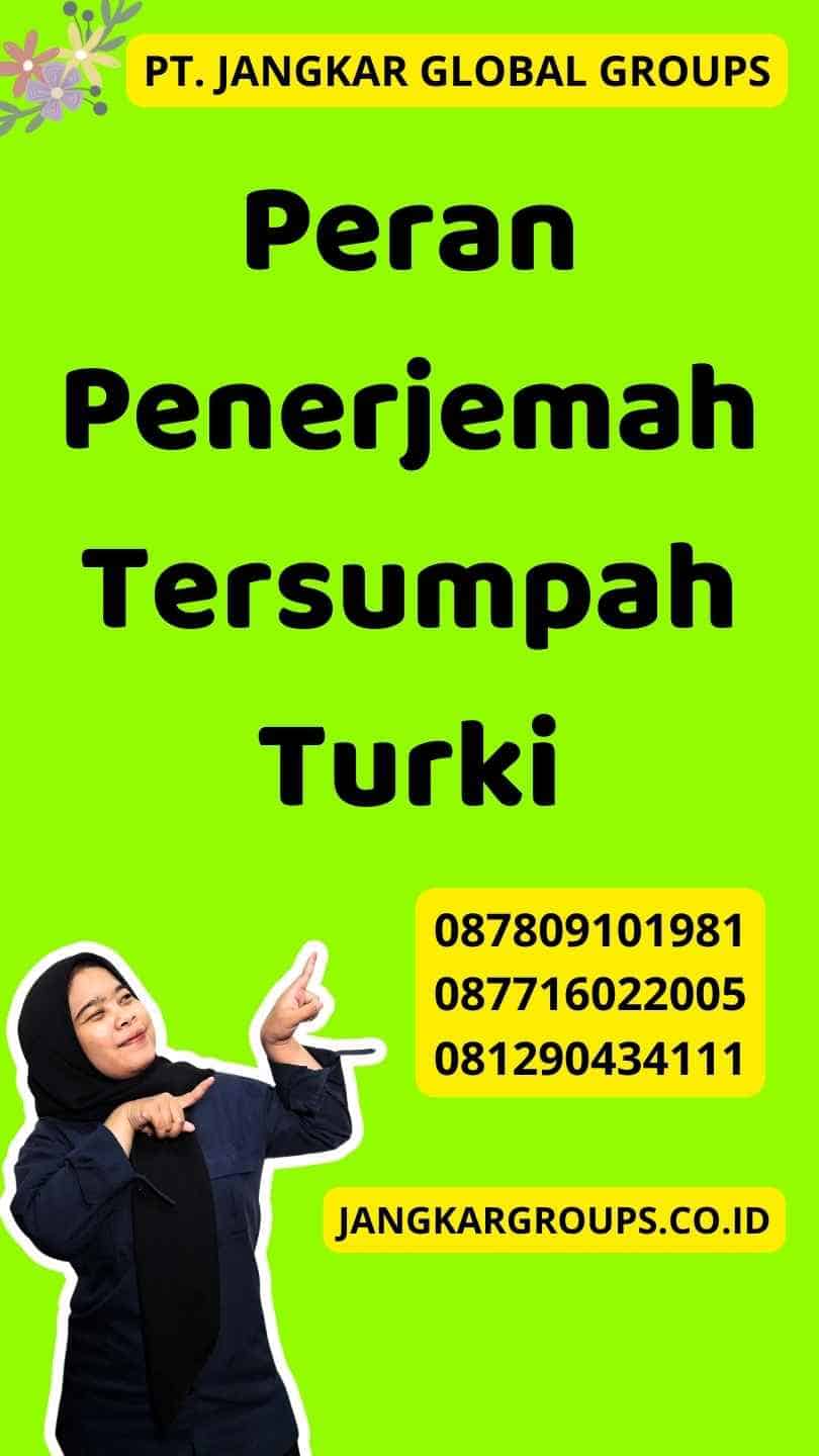 Peran Penerjemah Tersumpah Turki