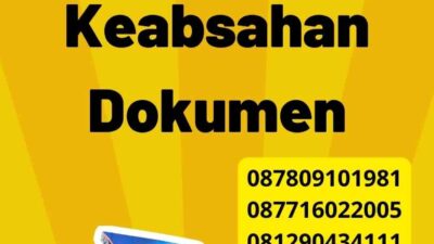 Legalisir Ijazah Asli Keabsahan Dokumen