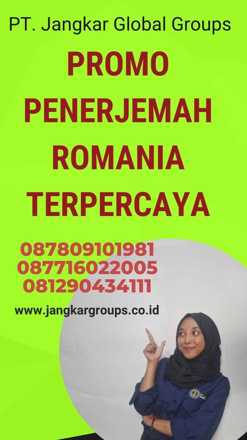 Promo Penerjemah Romania Terpercaya