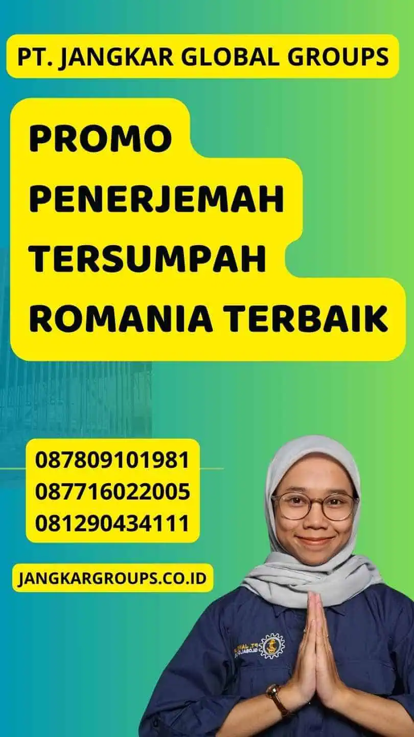 Promo Penerjemah Tersumpah Romania Terbaik