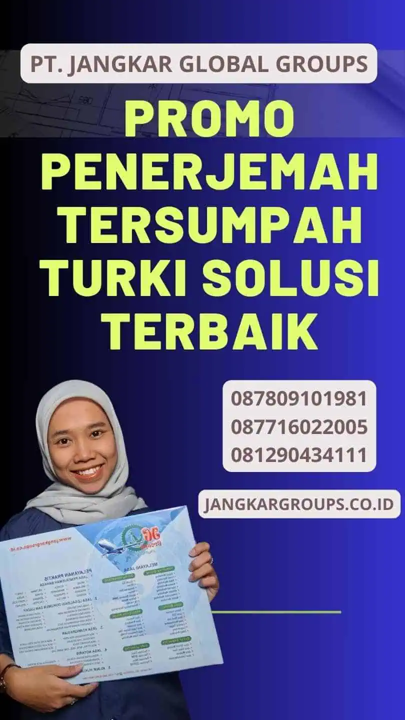 Promo Penerjemah Tersumpah Turki Solusi Terbaik