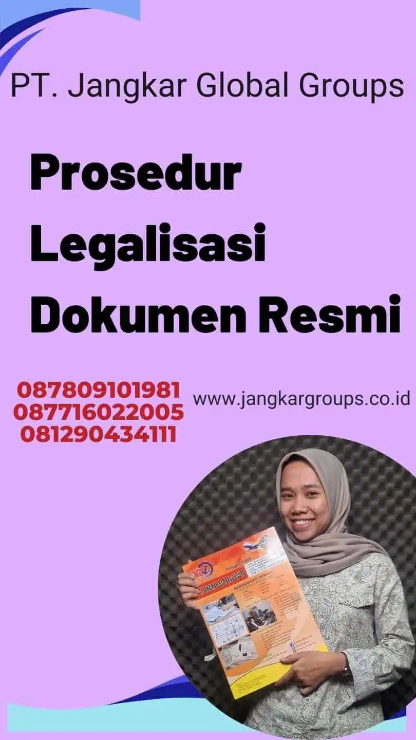 Prosedur Legalisasi Dokumen Resmi