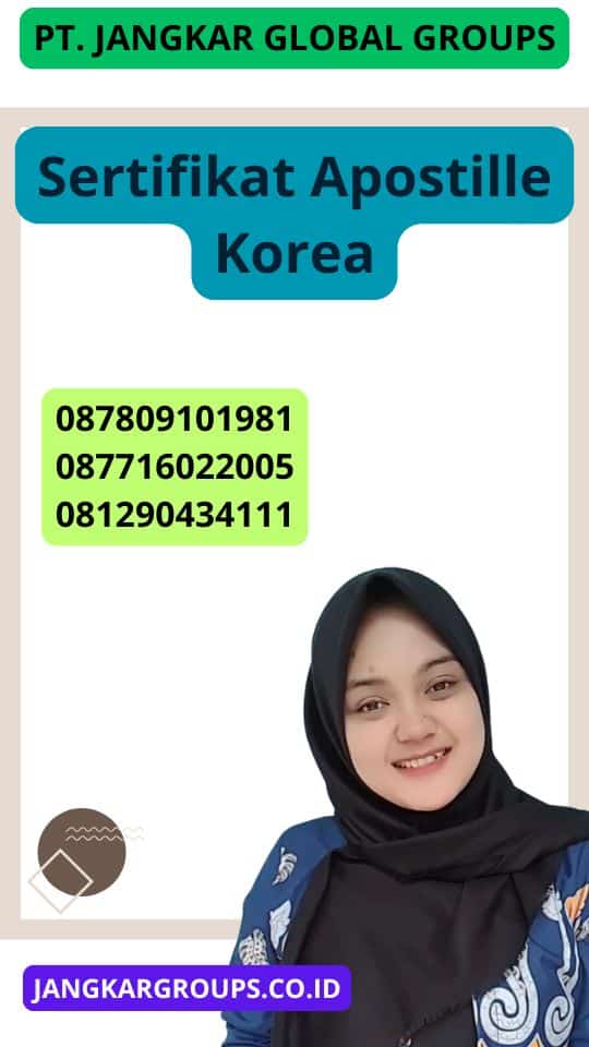 Sertifikat Apostille Korea