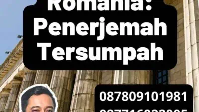 Specimen Translate Ijazah Romania: Penerjemah Tersumpah